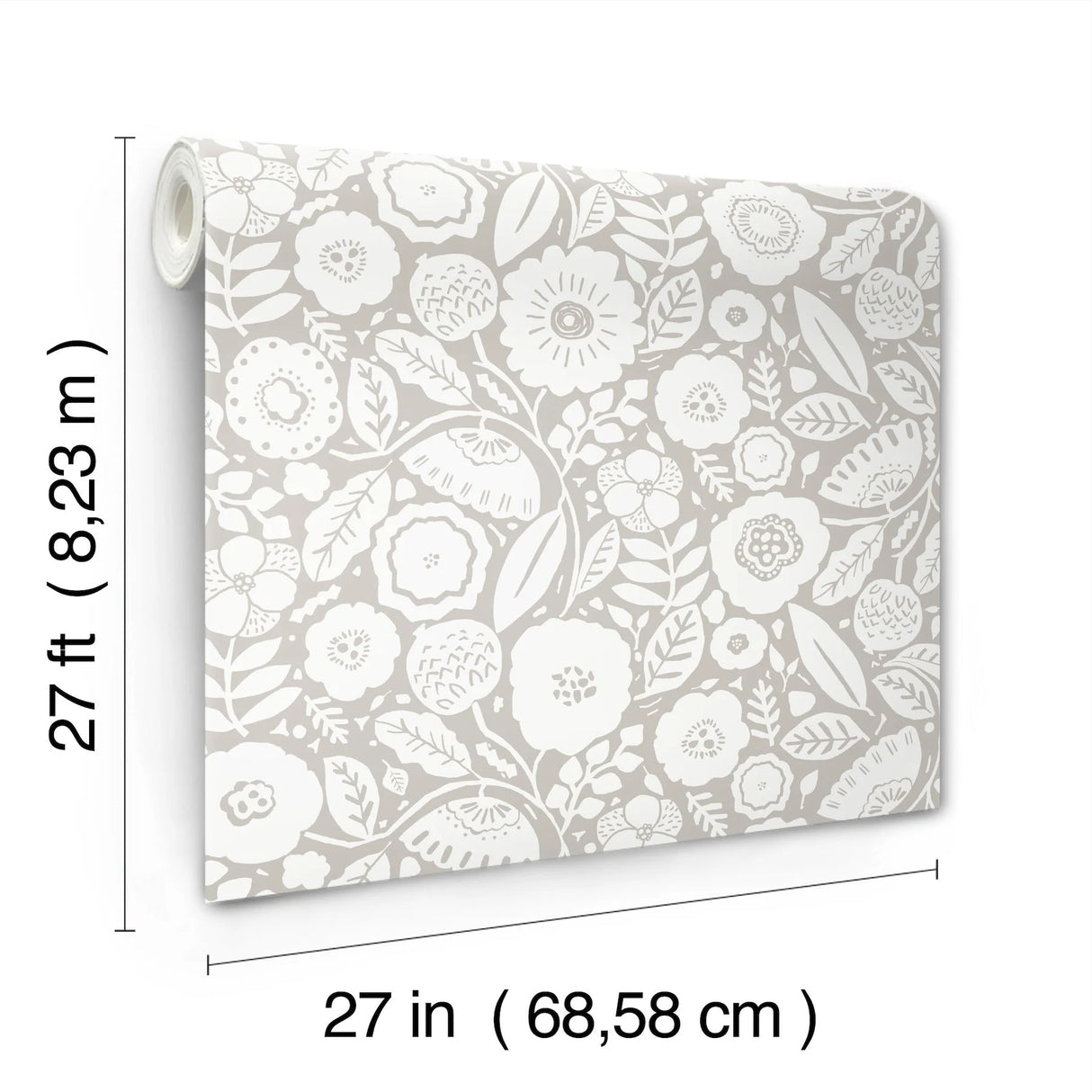 Camille Blossom Wallpaper by Lemieux Et Cie Wallpaper