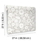 Camille Blossom Wallpaper by Lemieux Et Cie Wallpaper