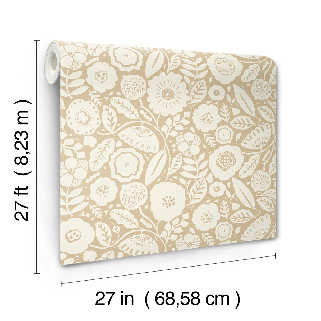 Camille Blossom Wallpaper by Lemieux Et Cie Wallpaper