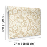 Camille Blossom Wallpaper by Lemieux Et Cie Wallpaper