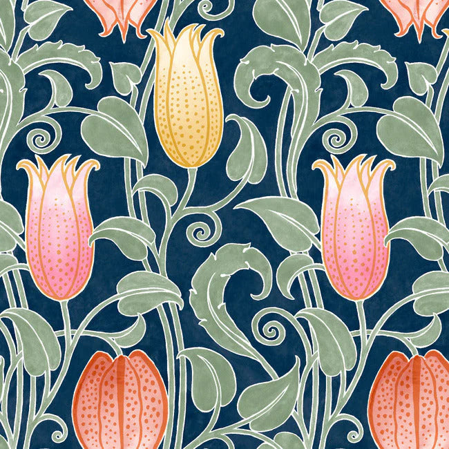 Canterbury Bells Wallpaper by Ronald Redding Wallpaper