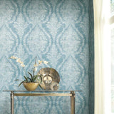 Charleston Damask Wallpaper by Ronald Redding Wallpaper