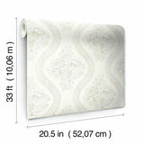Coverlet Floral Wallpaper by Magnolia Home Vol. 1
