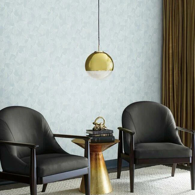 Ginkgo Toss Wallpaper by Antonina Vella Wallpaper