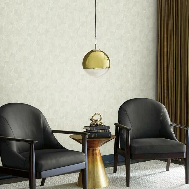 Ginkgo Toss Wallpaper by Antonina Vella Wallpaper