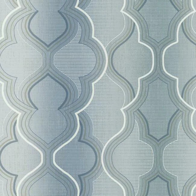 Modern Ombre Damask Wallpaper by Damask Resource Library