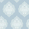 Signet Medallion Damask Wallpaper by Damask Resource Library