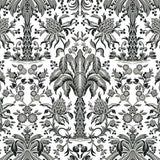 Palmetto Palm Damask Wallpaper by Damask Resource Library