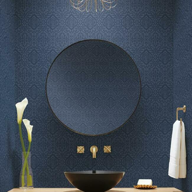 Cathedral Damask Wallpaper by Damask Resource Library