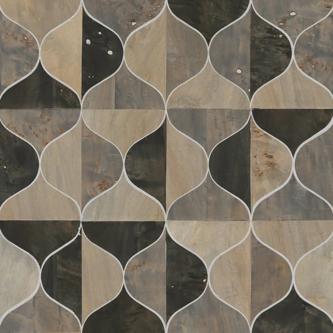 Burlwood Ogee Wallpaper by Candice Olson Wallcoverings