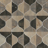 Burlwood Ogee Wallpaper by Candice Olson Wallcoverings