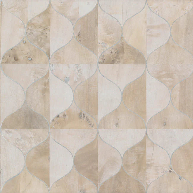 Burlwood Ogee Wallpaper by Candice Olson Wallcoverings