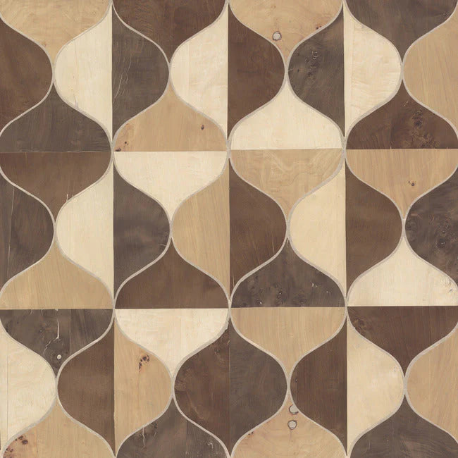 Burlwood Ogee Wallpaper by Candice Olson Wallcoverings