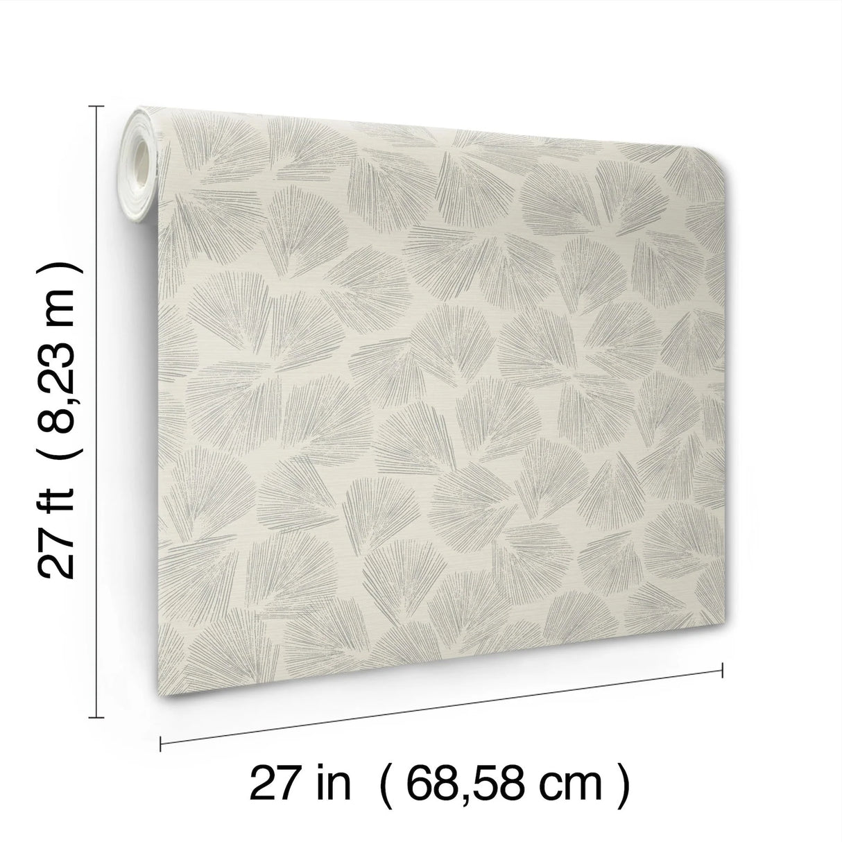 Elora Leaf Wallpaper by Lemieux Et Cie Wallpaper