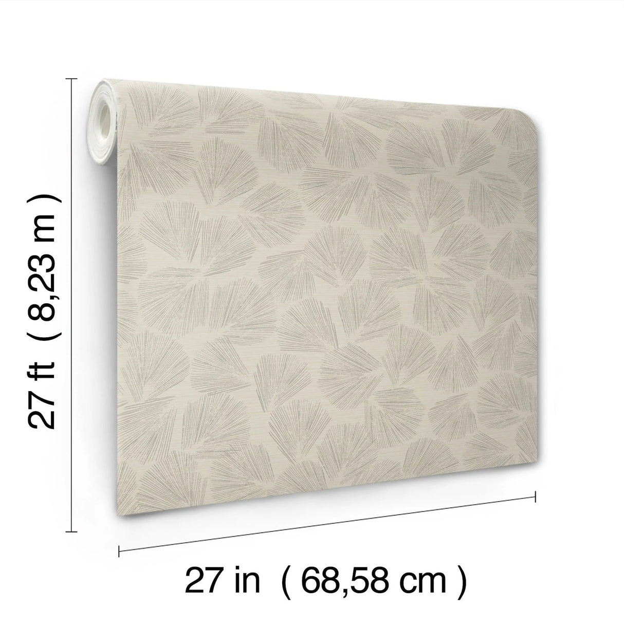 Elora Leaf Wallpaper by Lemieux Et Cie Wallpaper
