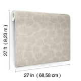 Elora Leaf Wallpaper by Lemieux Et Cie Wallpaper