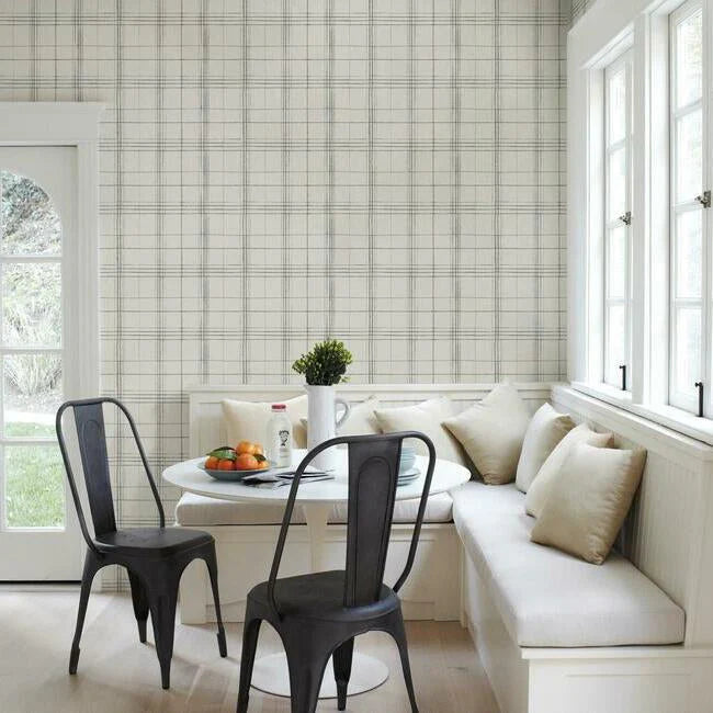 Farmhouse Plaid Wallpaper by Simply Farmhouse