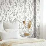 Wildflower Sprigs Wallpaper by Simply Farmhouse