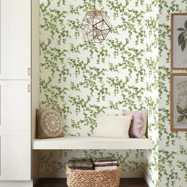 Creeping Fig Vine Wallpaper by Simply Farmhouse