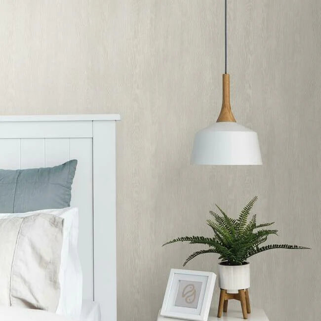 Quarter Sawn Wood Wallpaper by Simply Farmhouse