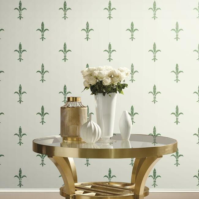 Fleur De Lis Wallpaper by Ronald Redding Wallpaper