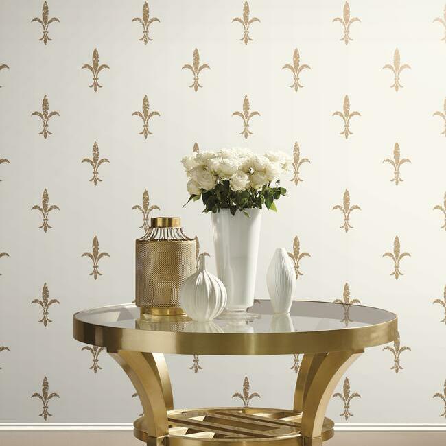 Fleur De Lis Wallpaper by Ronald Redding Wallpaper