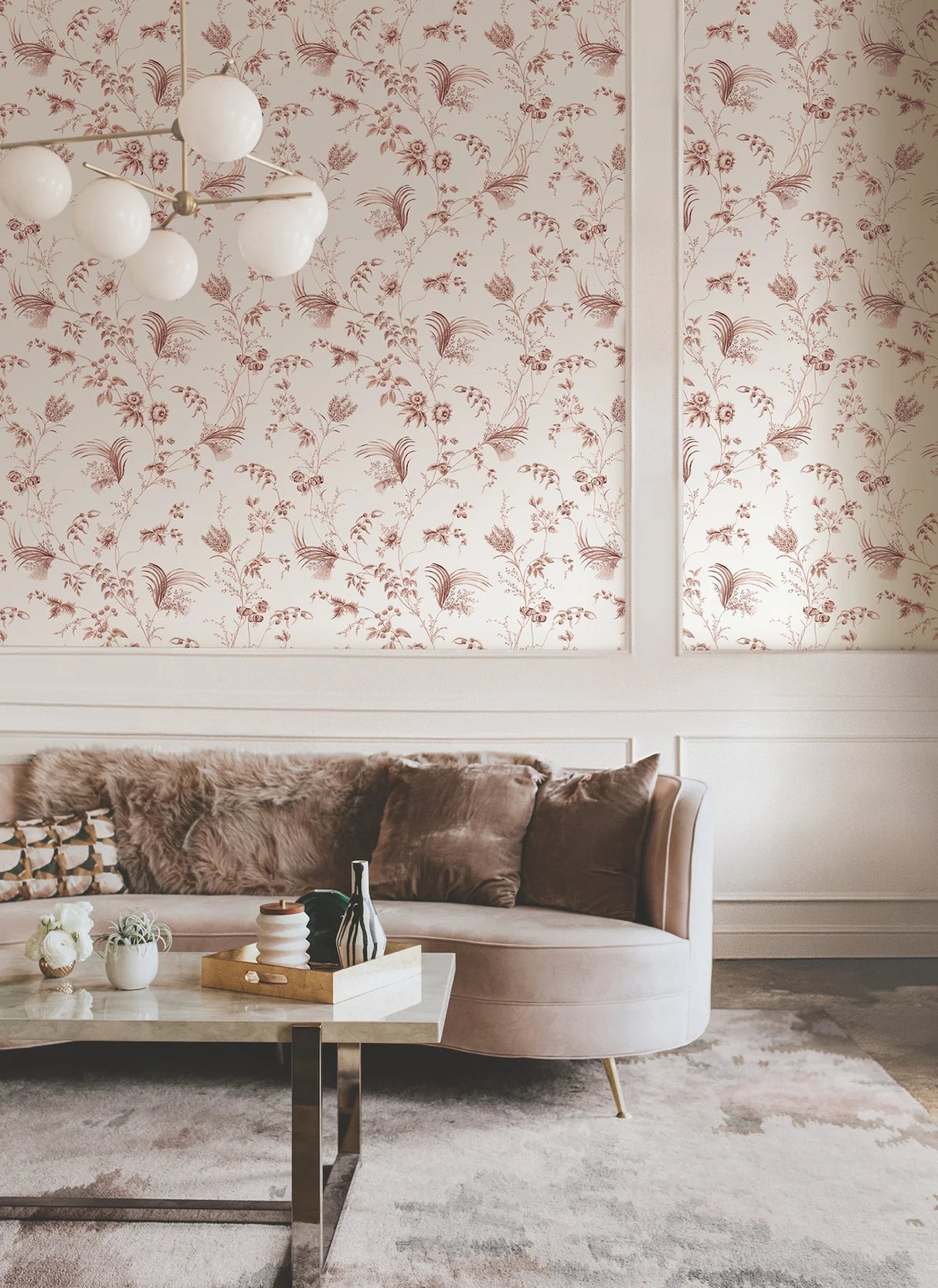Floral Lace Wallpaper by Ronald Redding Wallpaper