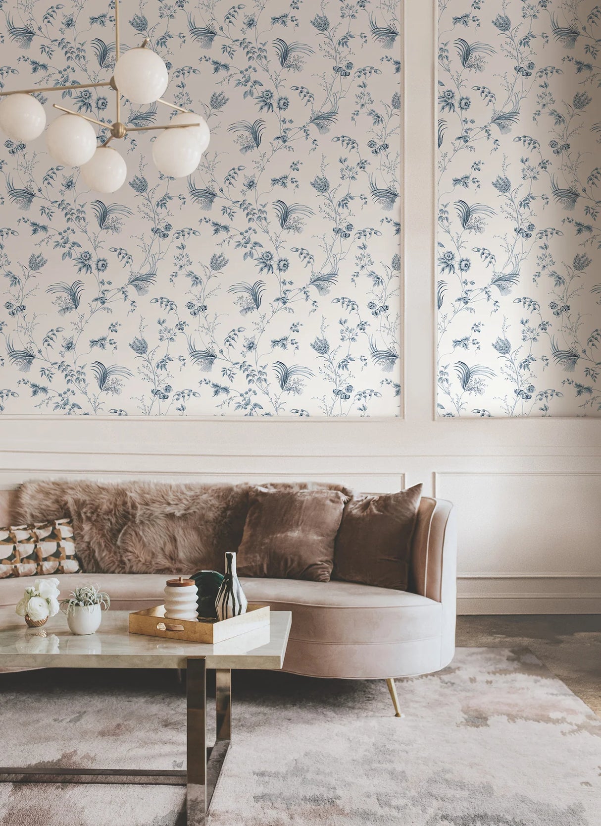 Floral Lace Wallpaper by Ronald Redding Wallpaper