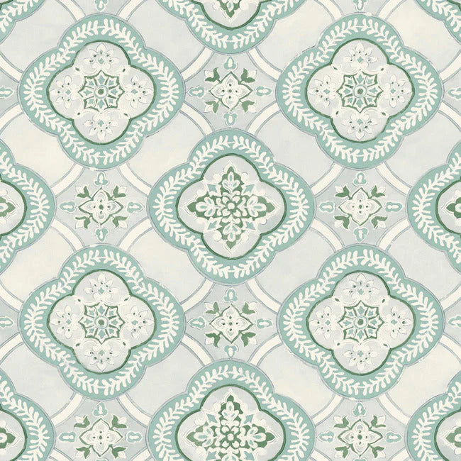 Garden Trellis Wallpaper by Greenhouse Wallpaper