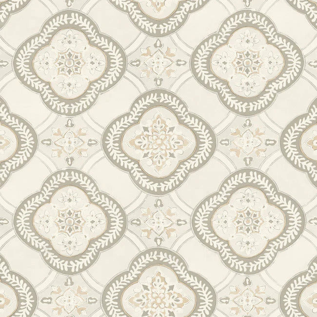 Garden Trellis Wallpaper by Greenhouse Wallpaper