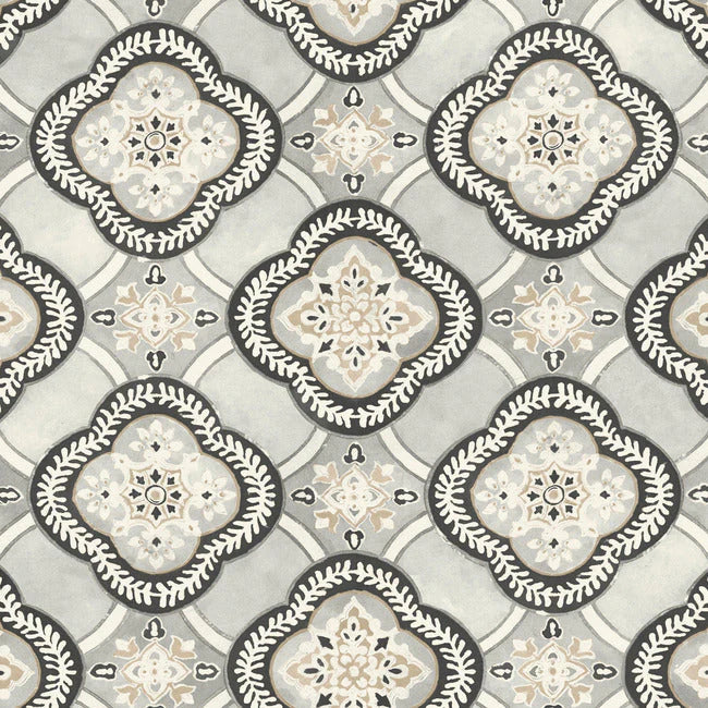 Garden Trellis Wallpaper by Greenhouse Wallpaper