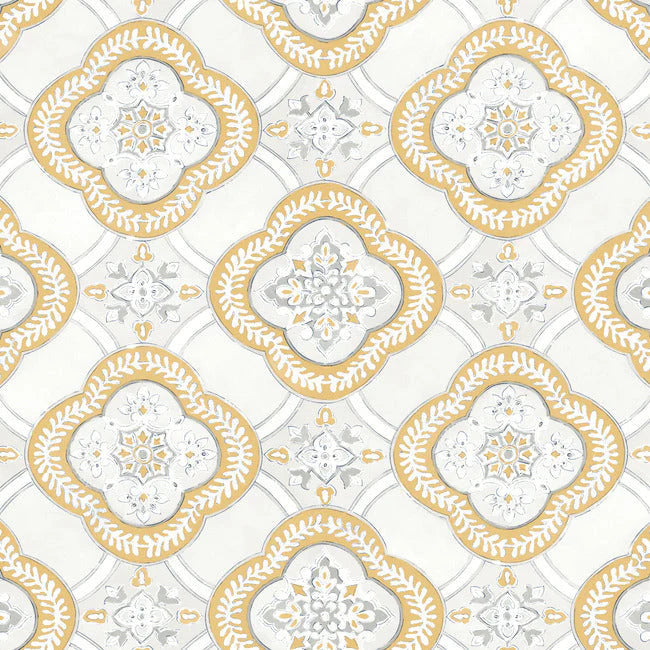 Garden Trellis Wallpaper by Greenhouse Wallpaper
