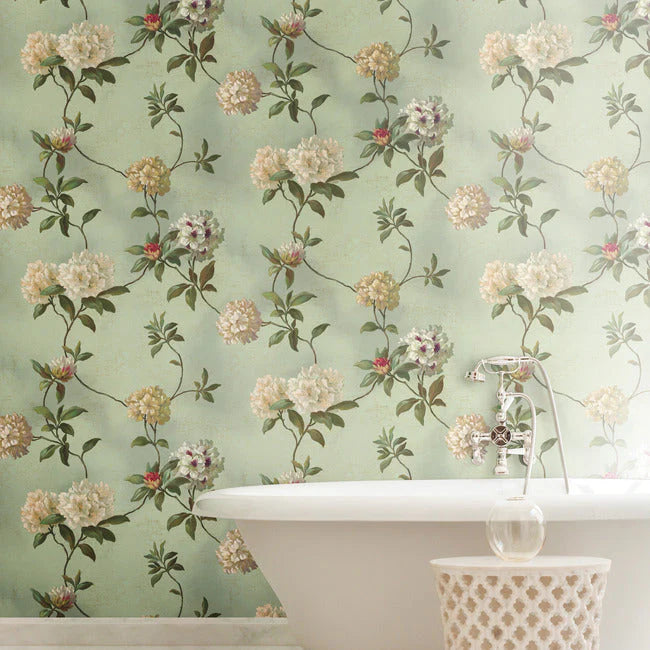 Rhodedendrum with Script Wallpaper by Open Sheet