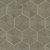 Hexagram Wood Veneer Wallpaper by Ronald Redding Wallpaper