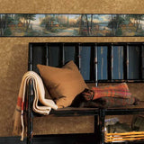 Cabin Fever Wallpaper Border by Open Sheet