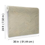 Interlocking Wood Wallpaper by Ronald Redding Wallpaper