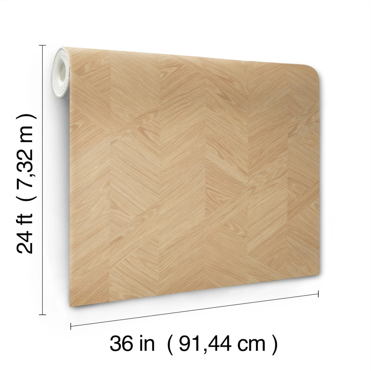 Interlocking Wood Wallpaper by Ronald Redding Wallpaper