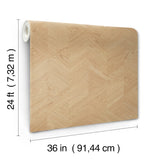 Interlocking Wood Wallpaper by Ronald Redding Wallpaper