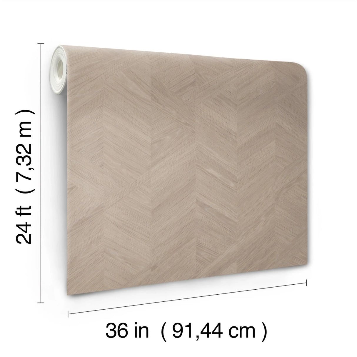 Interlocking Wood Wallpaper by Ronald Redding Wallpaper