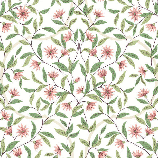 Jasmine Wallpaper by Greenhouse Wallpaper