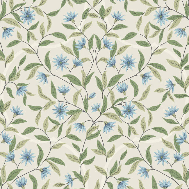Jasmine Wallpaper by Greenhouse Wallpaper