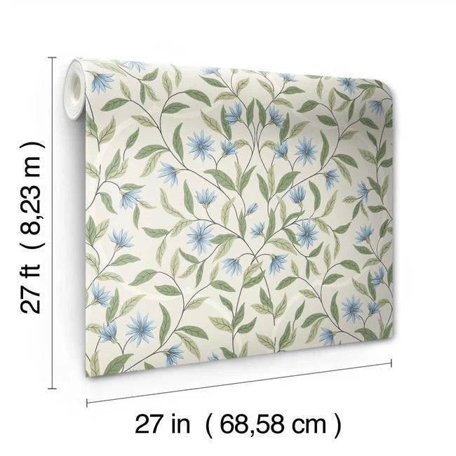 Jasmine Wallpaper by Greenhouse Wallpaper