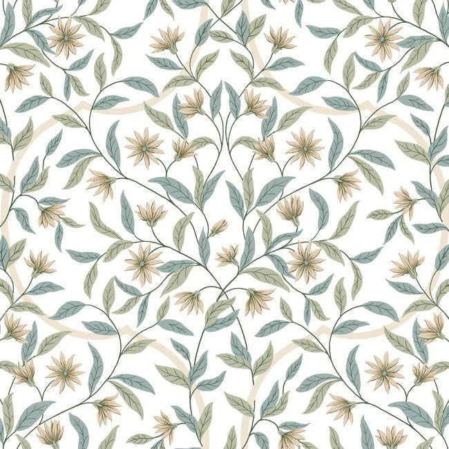 Jasmine Wallpaper by Greenhouse Wallpaper