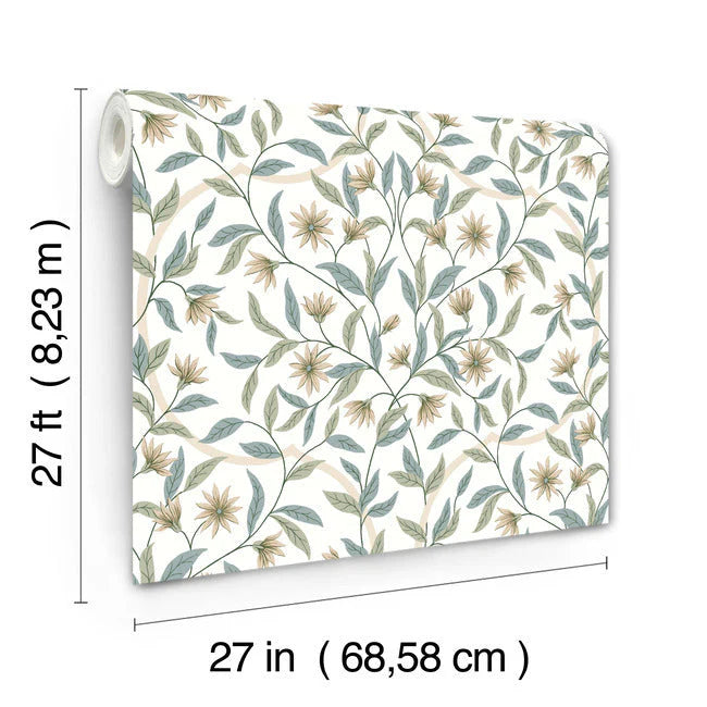 Jasmine Wallpaper by Greenhouse Wallpaper