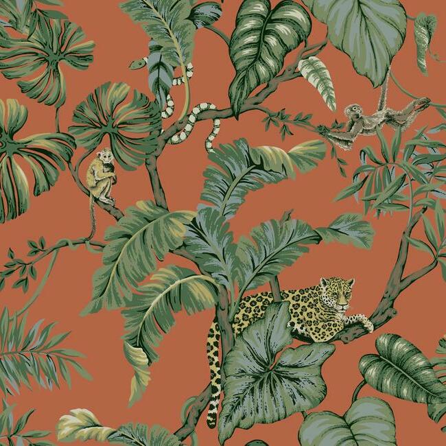 Jungle Cat Wallpaper by Ronald Redding Wallpaper