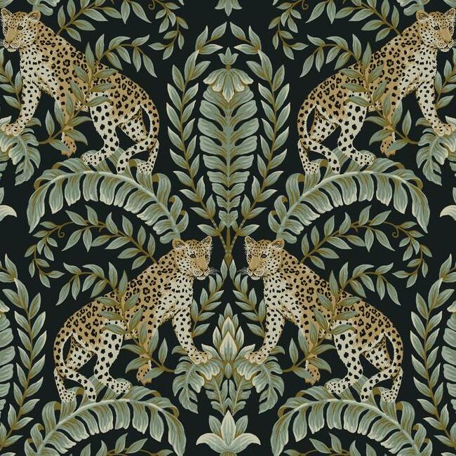 Jungle Leopard Wallpaper by Ronald Redding Wallpaper