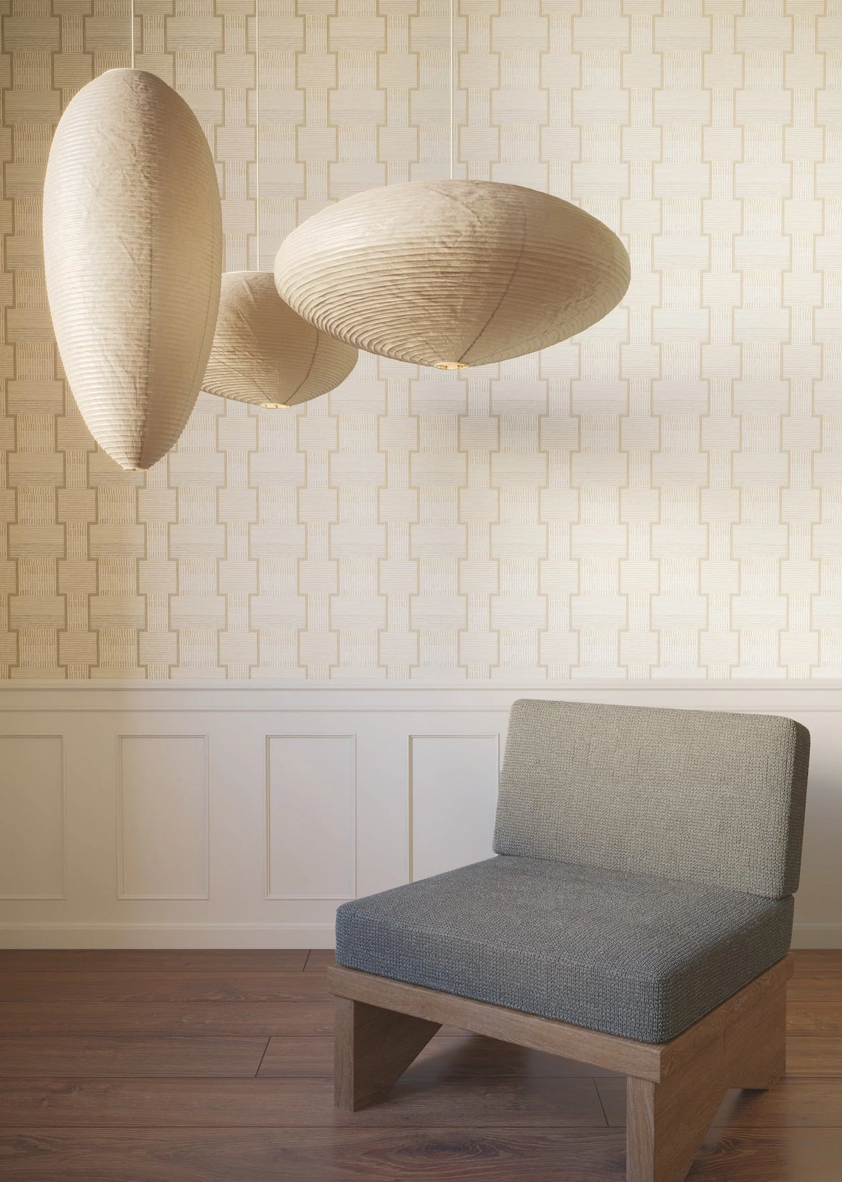 La Broderie Wallpaper by Lemieux Et Cie Wallpaper