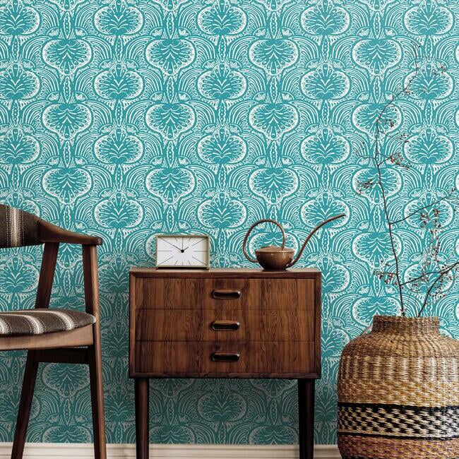 Lotus Palm Wallpaper by Ronald Redding Wallpaper
