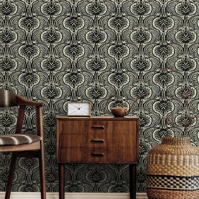 Lotus Palm Wallpaper by Ronald Redding Wallpaper