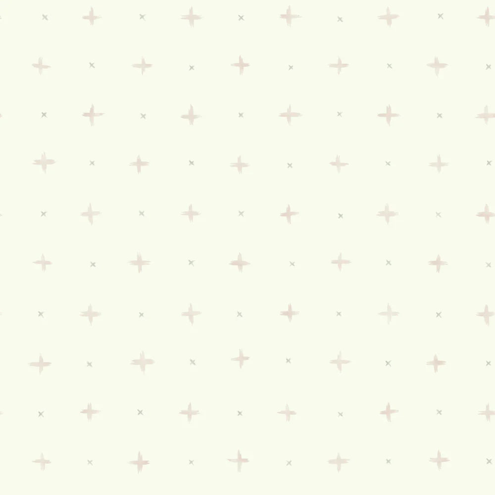 Cross Stitch Wallpaper by Magnolia Home Artful Prints + Patterns